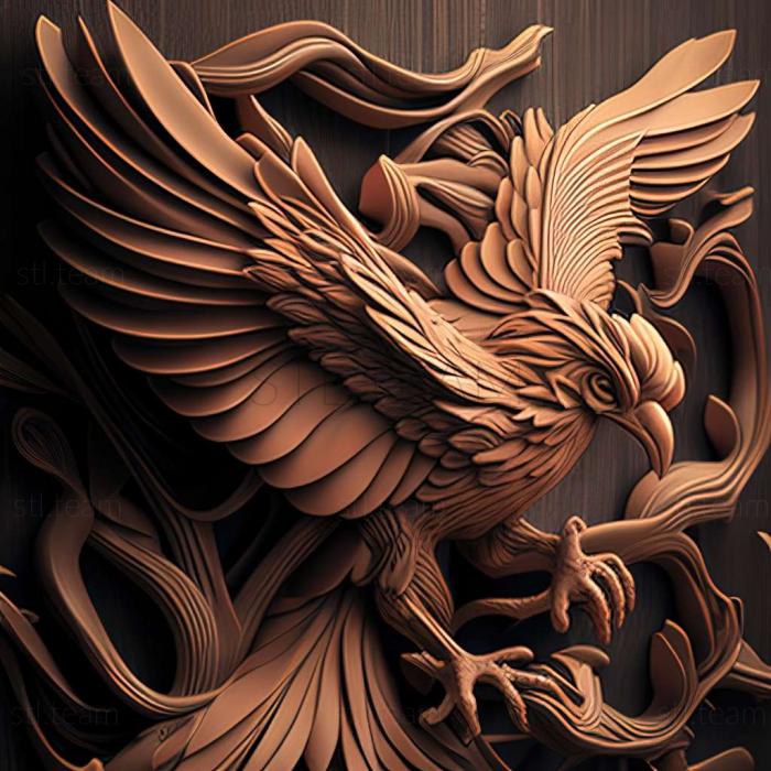 3D model phoenix (STL)